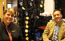 Claudine Cloutier et Stéphane Labrecque responsables des services en vol de Sunwing Airlines au Québec