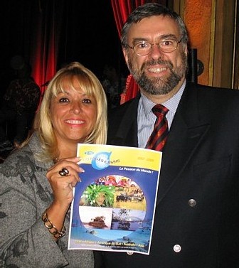 Evelyne Cassis présidente de Voyages Cassis et Guy Champoux, directeur Canada de Air Tahiti Nui