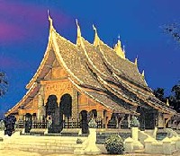 Le temple Wat Xieng Thong à Luang Prabang