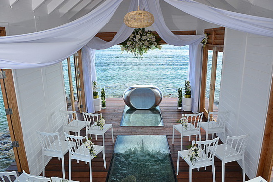 La Serenity Wedding Chapel du Sandals Grand Lucian.
