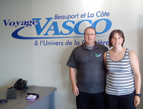 Simon Rochon et Stéphanie Brodeur