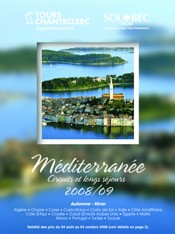 La première brochure Méditerranée de Solbec et Tours Chanteclerc maintenant disponible. La première brochure Méditerranée de Solbec et Tours Chanteclerc maintenant disponible.