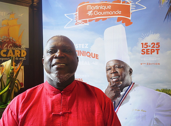 Le Chef martiniquais Jean-Charles Brédas