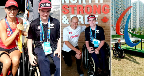 La Fondation Air Canada et l'hôpital de réadaptation pédiatrique Holland Bloorview offre à un jeune athlète un voyage incroyable aux Jeux paralympiques à Rio (Groupe CNW/Fondation Air Canada) La Fondation Air Canada et l'hôpital de réadaptation pédiatrique Holland Bloorview offre à un jeune athlète un voyage incroyable aux Jeux paralympiques à Rio (Groupe CNW/Fondation Air Canada)