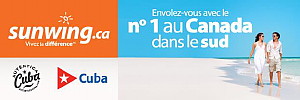 « Saviez-vous que Sunwing est n° 1 au Canada dans le sud? » « Saviez-vous que Sunwing est n° 1 au Canada dans le sud? »