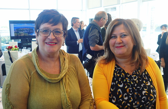 Huguette Bouchard et Gada Naamani de Voyages Groupe Idéal / Voyages Vision Huguette Bouchard et Gada Naamani de Voyages Groupe Idéal / Voyages Vision