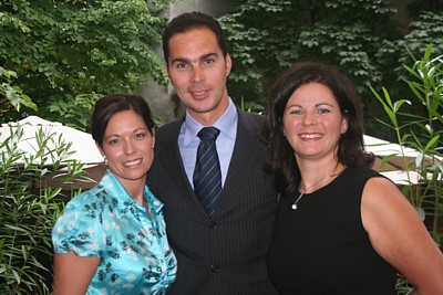 Carolyne Doyon, Directrice des ventes Est du Canada; Xavier Mufraggi, Président directeur général Amérique du nord; Christine Dicaire, directrice marketing et communications