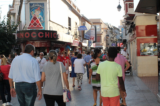 Centre-ville de Bénidorm. Centre-ville de Bénidorm.