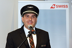 Sven Thaler, Deputy Fleet Chief de la C Series pour Swiss Sven Thaler, Deputy Fleet Chief de la C Series pour Swiss