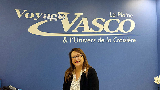 Johanne Roussy, propriétaire de Voyage Vasco La Plaine.,