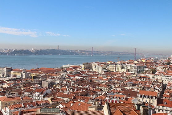 Vue de la ville, à partir du château Saint-Georges