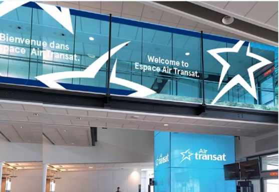 Transat et Aéroports de Montréal dévoilent l’Espace Air Transat Transat et Aéroports de Montréal dévoilent l’Espace Air Transat