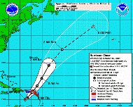 La tempête tropicale Omar se mue en ouragan de force 1