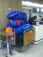 Grand nombre de bagages volés à l'aéroport de Vancouver.