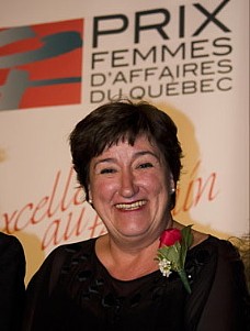 Lina De Cesare co-fondatrice et présidente, voyagistes de Transat A.T. inc. (photo de Viateur Castonguay)