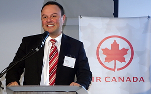 Virgilio Russi, premier directeur - ventes- Canada d'Air Canada Virgilio Russi, premier directeur - ventes- Canada d'Air Canada