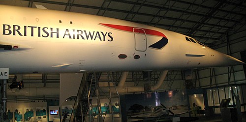 Le Concorde qui desservait la Barbade, aujourd'hui exposé dans l'Expérience Concorde, juste à côté de l'aéroport.