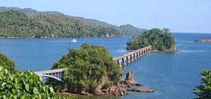 la baie de Samana, vue du Gran Bahia Principe Cayacoa.