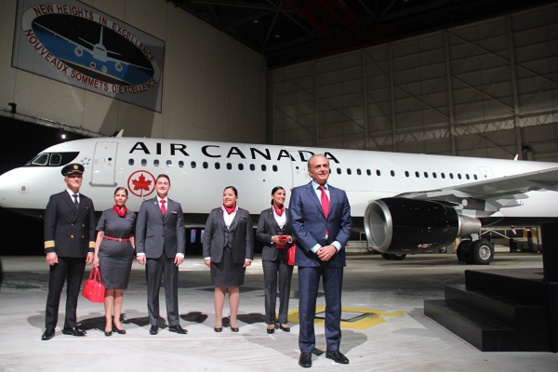 Air Canada présente sa nouvelle livrée à Montréal