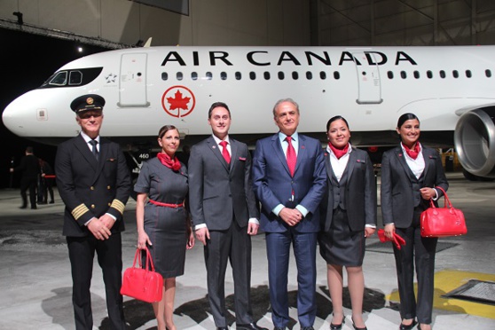 Air Canada présente sa nouvelle livrée à Montréal