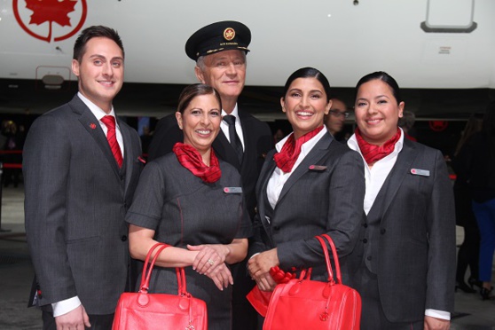 Air Canada présente sa nouvelle livrée à Montréal