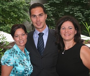 Carolyne Doyon, Directrice des ventes Est du Canada; Xavier Mufraggi, Président directeur général Amérique du nord; Christine Dicaire, directrice marketing et communications (archives)