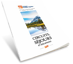 Groupes Voyages Québec dévoile sa toute nouvelle brochure CIRCUITS, SÉJOURS ET ESCAPADES Groupes Voyages Québec dévoile sa toute nouvelle brochure CIRCUITS, SÉJOURS ET ESCAPADES
