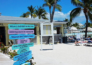 La petite plage de Key West avec son café où les brunchs face à la mer sont agréables et délicieux!