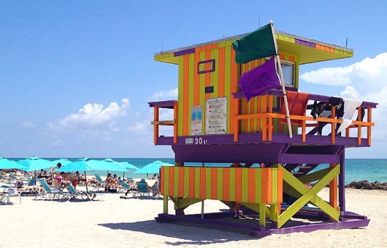 Les cabines de sauvetage de South Beach : une attraction touristique à part entière.