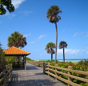 Le boardwalk entre la 23e à la 46e rue