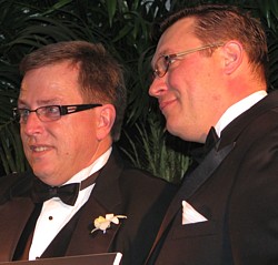 Georges Martin de Vasco Captours - Méritas choix du président - et Sylvain Lastère président du Groupe Atrium Georges Martin de Vasco Captours - Méritas choix du président - et Sylvain Lastère président du Groupe Atrium