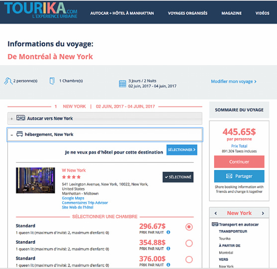 Tourika lance un nouveau système de réservation de voyages sur mesure Tourika lance un nouveau système de réservation de voyages sur mesure