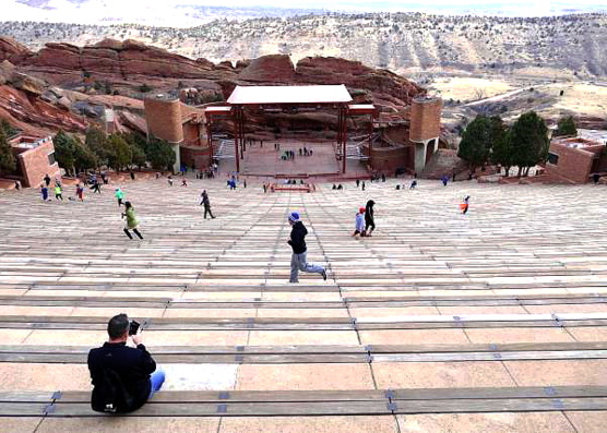 Le Red Rock Park et l'amphithéâtre