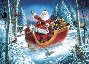 Le Père Noël traqué par Nav Canada et la US Air Force 