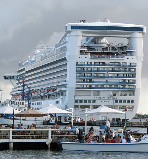 Le Caribbean Princess en escale à Bonaire