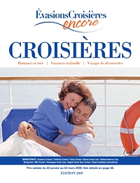 ÉvasionsCroisières Encore dévoile sa nouvelle brochure  ÉvasionsCroisières Encore dévoile sa nouvelle brochure