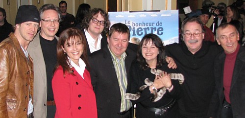 Transat recevait hier soir pour la première montréalaise du film '' Le Bonheur de Pierre '' 