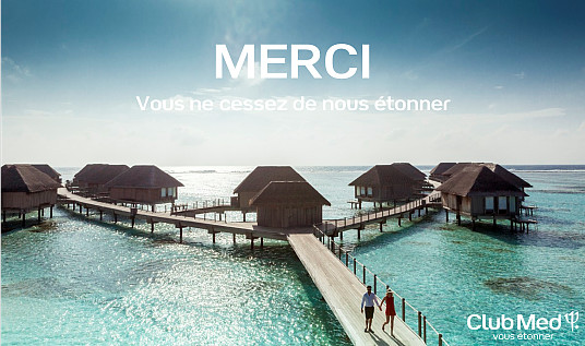 Club Med lance un concours spécial pour remercier les Agents de Voyages de leur implication, de leur expertise et de leur loyauté.