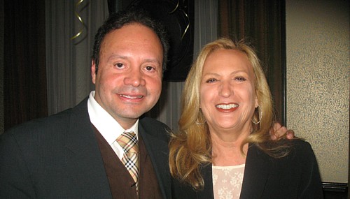 Manuel Montolongo directeur du CPTM et Sol Cohen, ex directrice de Mexicana ( '' je ne fais que passer'' dit-elle)