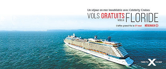 VAC offre des vols gratuits pour la Floride avec les réservations du Celebrity Equinox