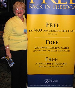 Jill Elmslie représentante du Bureau de Tourisme de la Barbade au Québec