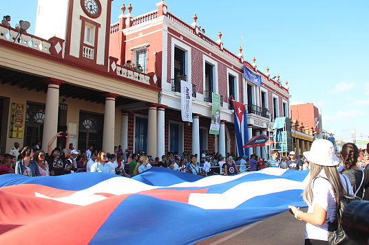 Cette année, le FIT Cuba se déroulait au même moment que le festival populaire "Les Romerias de Mayo", qui met en vedette la culture de Cuba et de certains pays invités