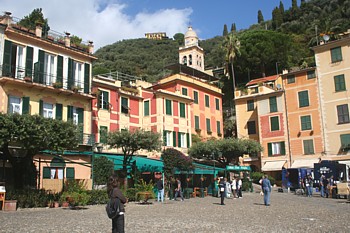 Portofino : la place principale Portofino : la place principale