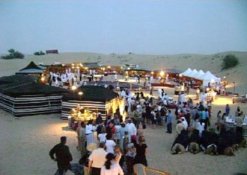 Souper dans le désert Souper dans le désert