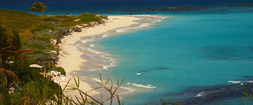 La plage de Shoal Bay Est