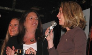 Caroline Gagnon représentante ventes, et  Danièle Frappier directrice des ventes de Caribe Sol en compagnie de Gina Mallamo de Sol Melia Cuba Caroline Gagnon représentante ventes, et  Danièle Frappier directrice des ventes de Caribe Sol en compagnie de Gina Mallamo de Sol Melia Cuba