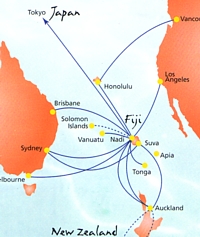 Le réseau de Air Pacific Le réseau de Air Pacific