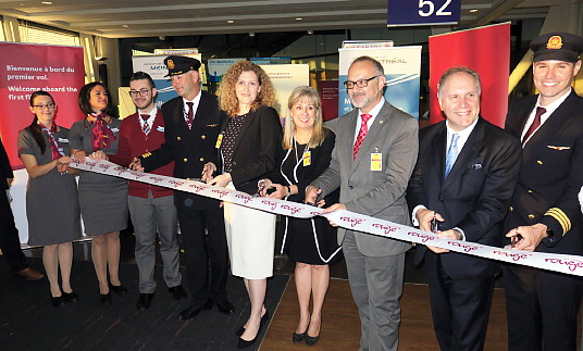 Le vol Montréal - Marseille d'Air Canada inauguré  Le vol Montréal - Marseille d'Air Canada inauguré