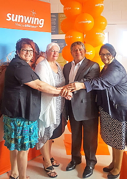 Sunwing offrira des vols au départ de Mont-Joli pour la première fois cet hiver Sunwing offrira des vols au départ de Mont-Joli pour la première fois cet hiver