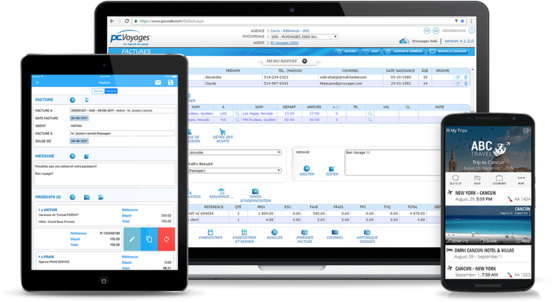 PC-Voyages lance les applications tablettes TravelWorks de son logiciel PC Voyages.